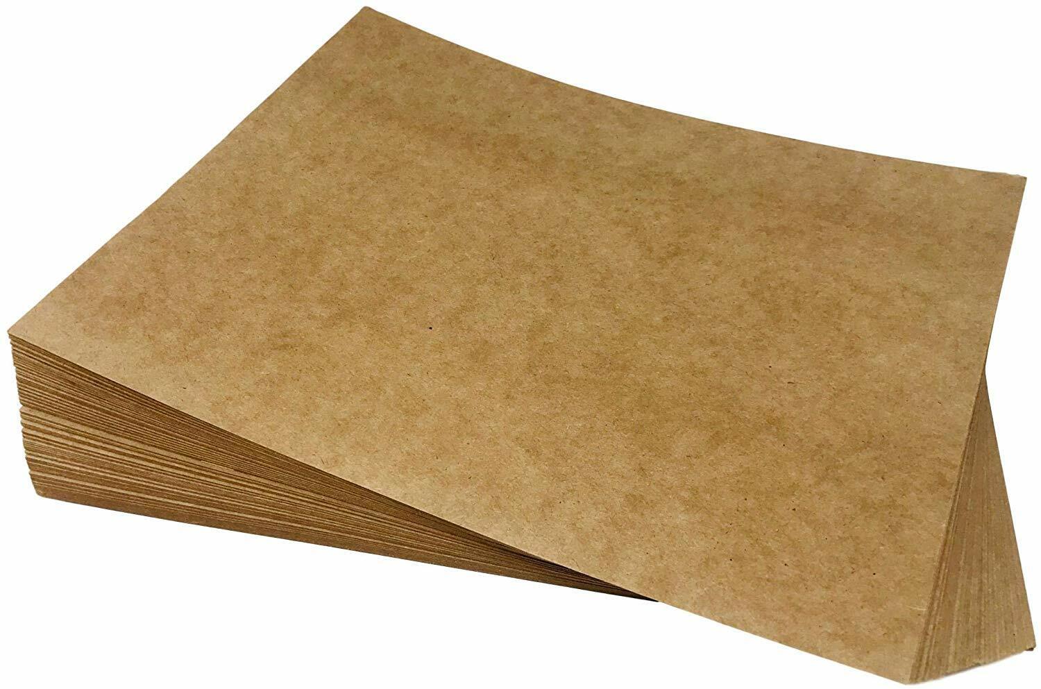 a pile of Natural recycled brown kraft paper