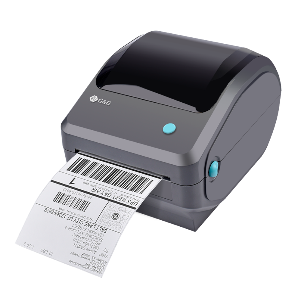 GG-D410 Desktop Barcode Printer – 203DPI Thermal Label Printer – Snap ...