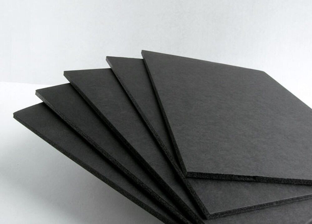black Extra rigid foam board for mounting artwork