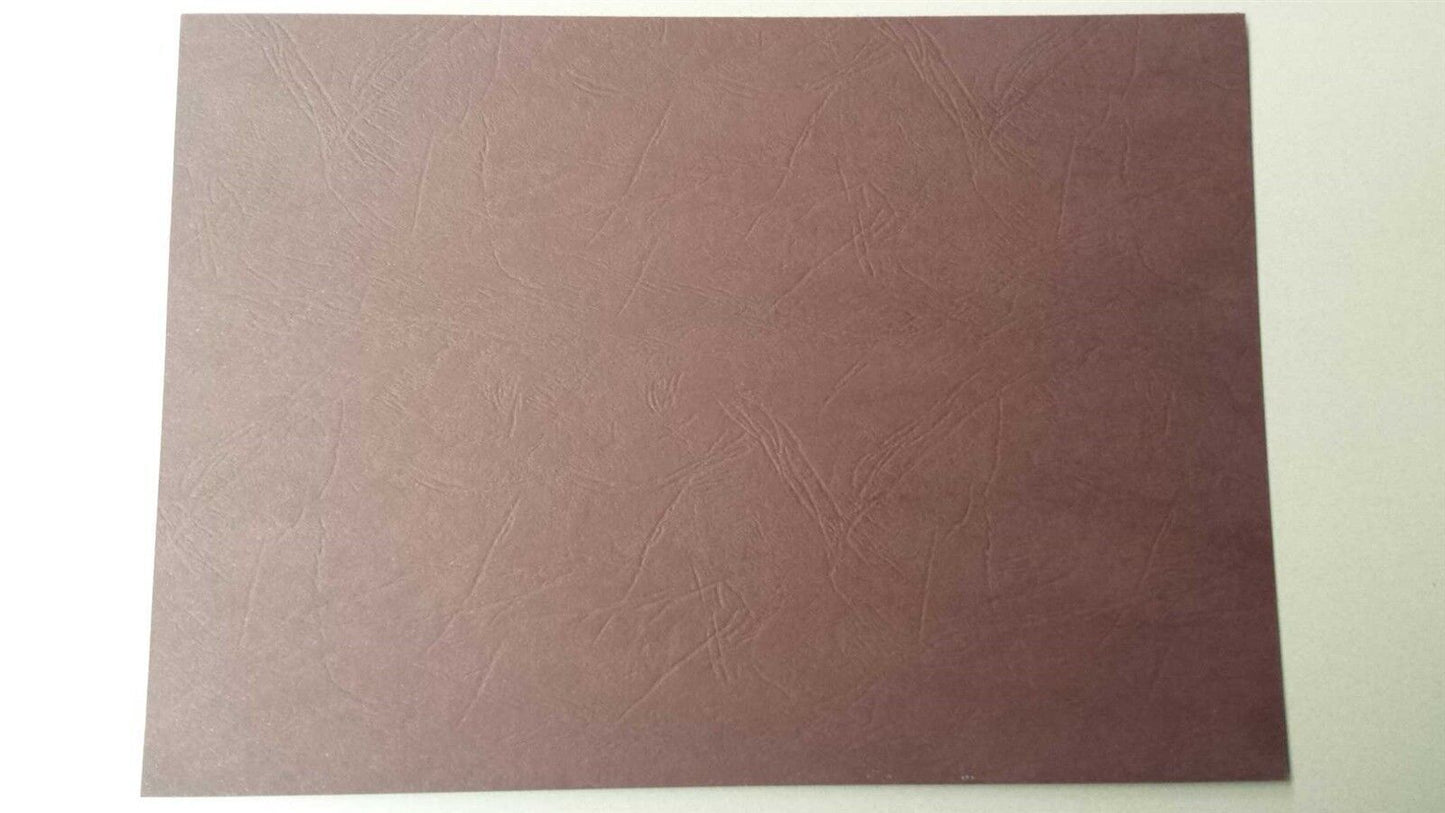 A4 Leathergrain Binding Covers Backing 270gsm 100 sheets Various Colours