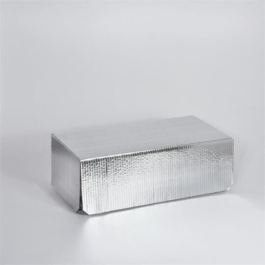 cardboard Chilltainer delivery box with a metallised lining australia