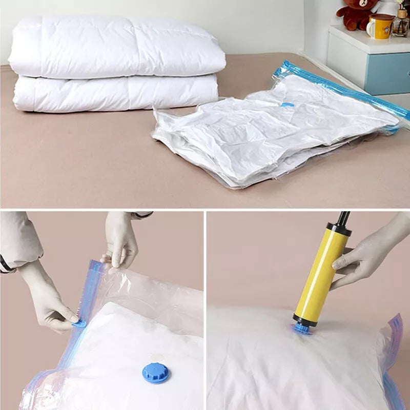 clothes storage vacuum bags for travel and home organisation in australia