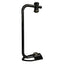 Black metal bracket on a white background