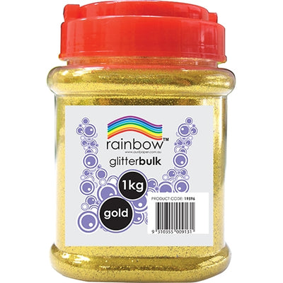 Glitter jar gold