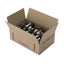 3 x Wine cardboard Boxes Mailing Shipping Postal Box Lay Flat Wine WITH INSERTS