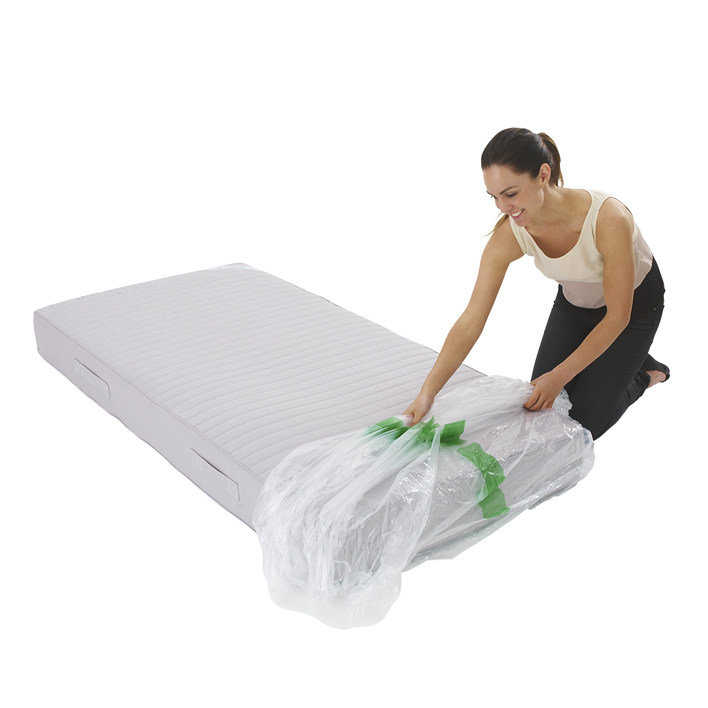 1 x Single Bed Plastic Mattress Protector Covers for Moving Storage- PREMIUM