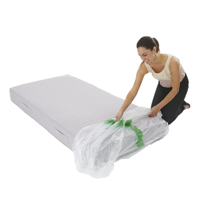 1 x Single Bed Plastic Mattress Protector Covers for Moving Storage- PREMIUM