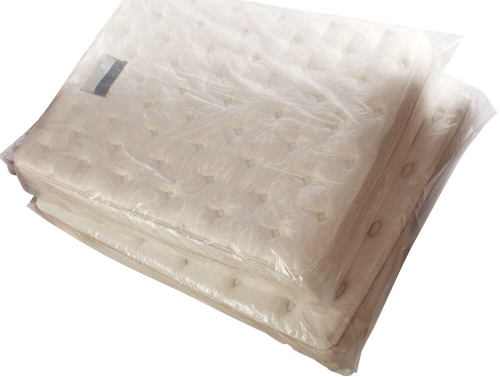 1 x Single Bed Plastic Mattress Protector Covers for Moving Storage- PREMIUM