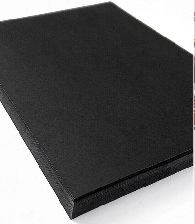 100 x 200gsm A3/A4 Black Kraft Sheets Card stock-Premium Quality Same Day Post