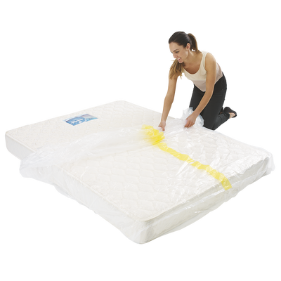 1 x KING Plastic Mattress Protector Moving & Storage Bag Cover -EXPRESS POSTAGE