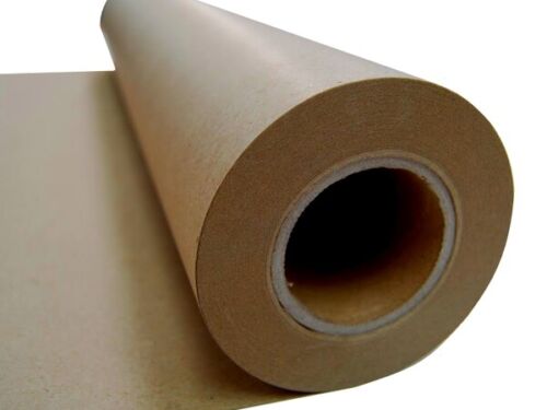 Brown Packaging Kraft Paper Roll 600mm x 50/200m Pick Desired Length- AUS MADE