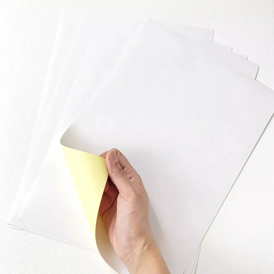 white A4 matte white self adhesive sticker paper sheets