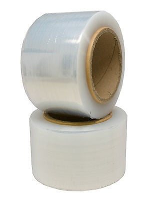 4 x Clear Stretch Wrap 100mm x 300m High Quality