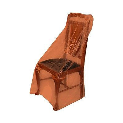 Plastic Furniture Protector Single Chair  High Quality Tear Resistant - 2 Bags