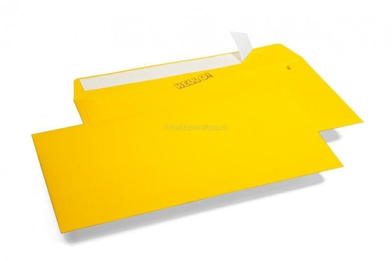 50 x DL Coloured Envelopes 220mm x110mm 80gsm - Peel N Stick