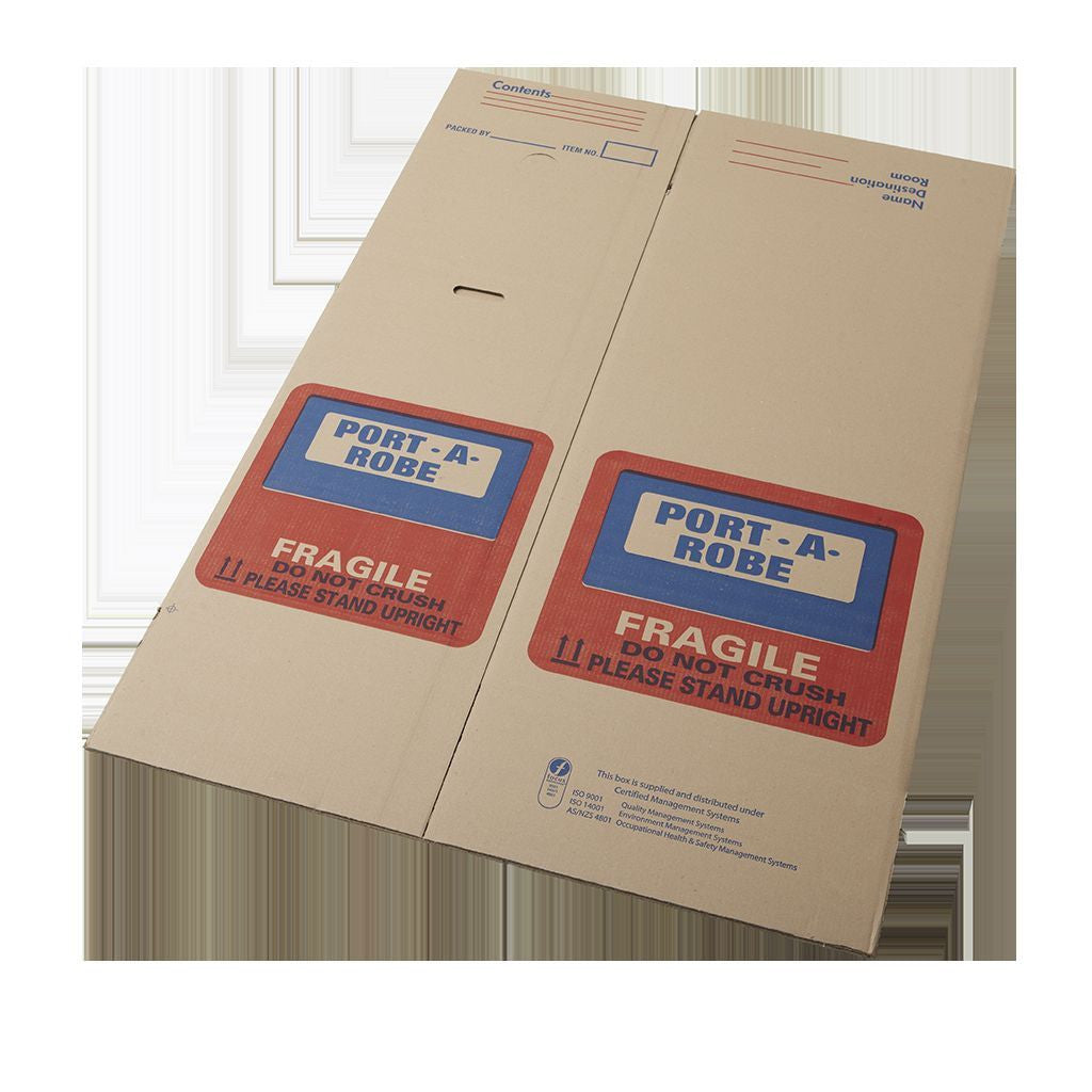 Port-a-Robe Clothes Moving Box With Rail - Premium Qlty – Snap Pack Pty Ltd