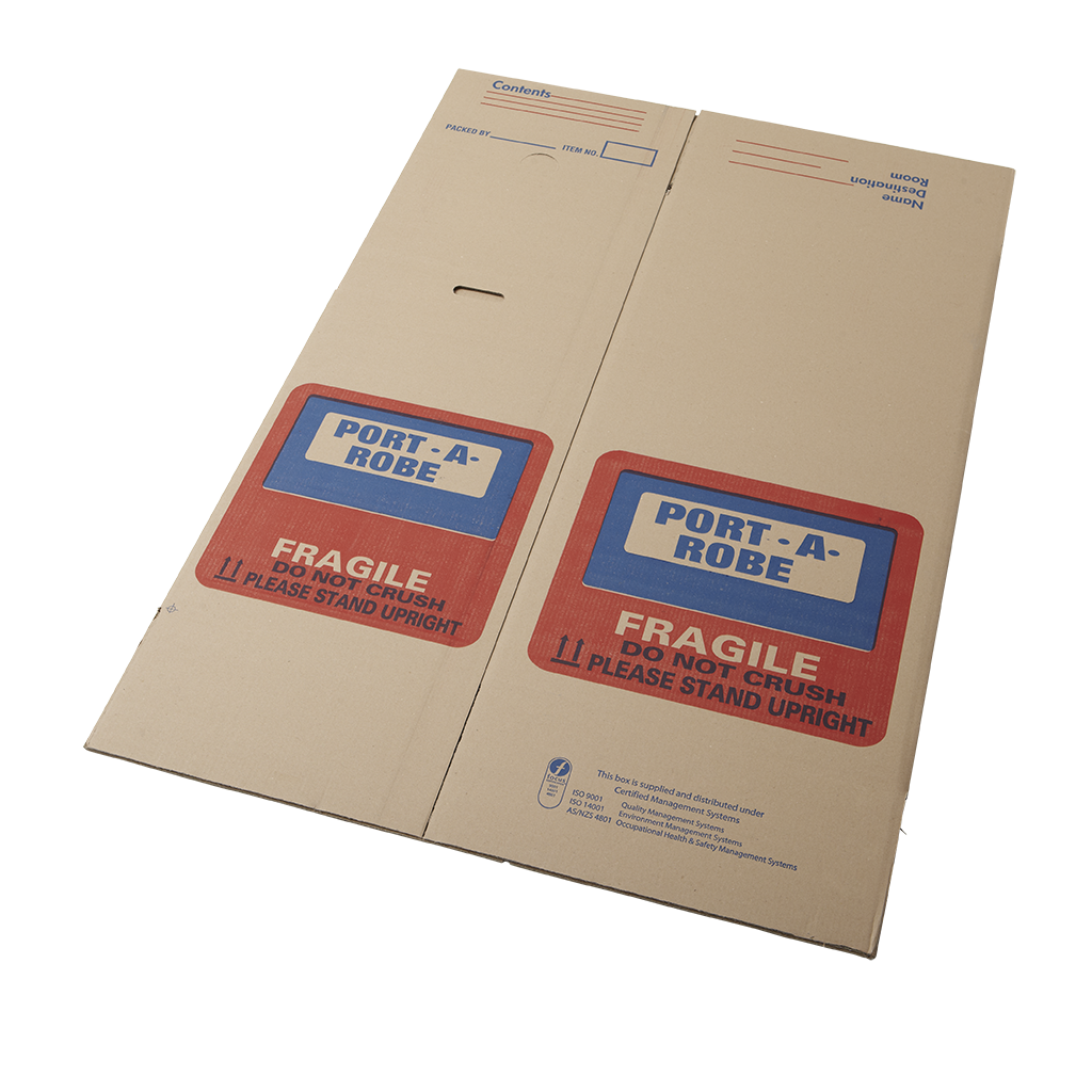 Port-a-Robe Clothes Moving Box With Rail - Premium Qlty – Snap Pack Pty Ltd