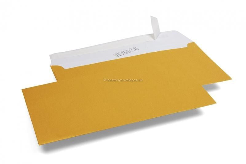50 x DL Coloured Envelopes 220mm x110mm 80gsm - Peel N Stick