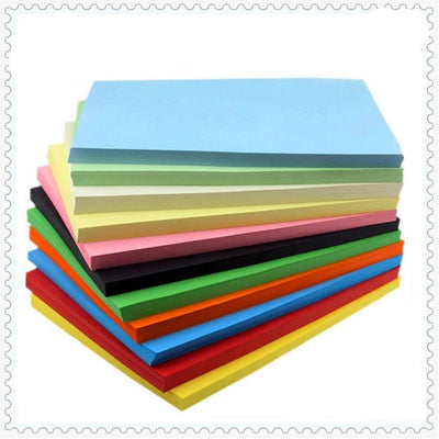 100 Sheets A4 Coloured Cardboard 200gsm Premium Pack