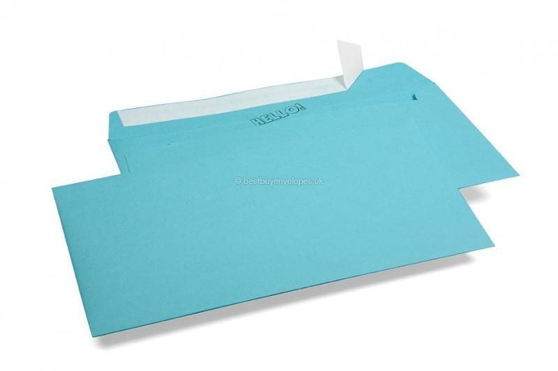 50 x DL Coloured Envelopes 220mm x110mm 80gsm - Peel N Stick