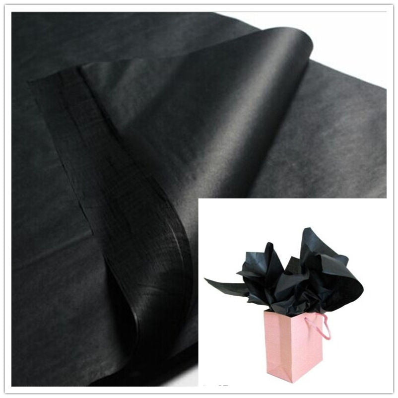 Black Acid Free Tissue Paper 500 Premium Sheets 22gsm 510 x 760mm