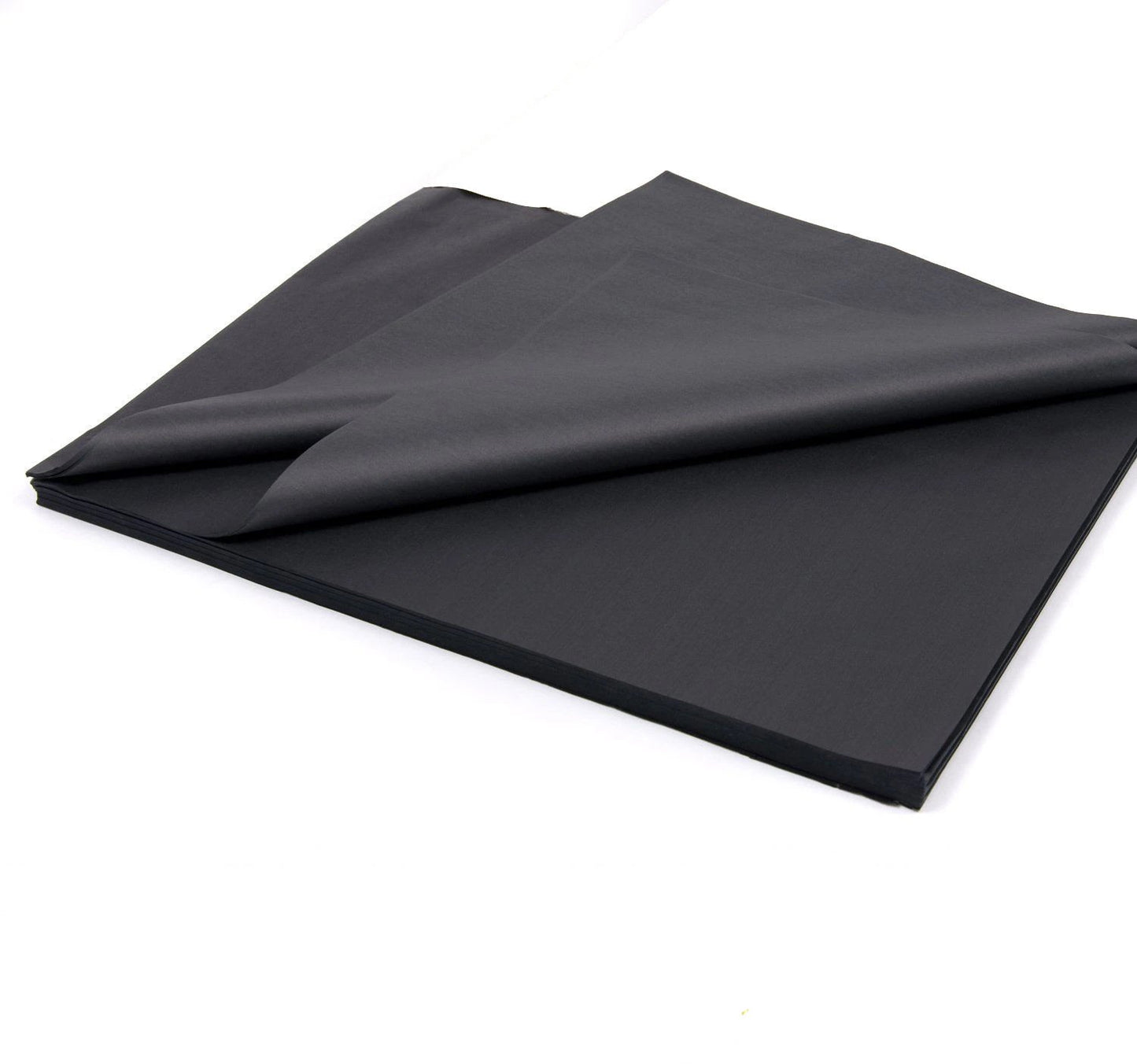 Black acid free tissue paper sheets 510 x 760mm for packaging and crafts