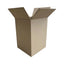 A brown cardboard tea chest box with a lid, displayed against a white background.