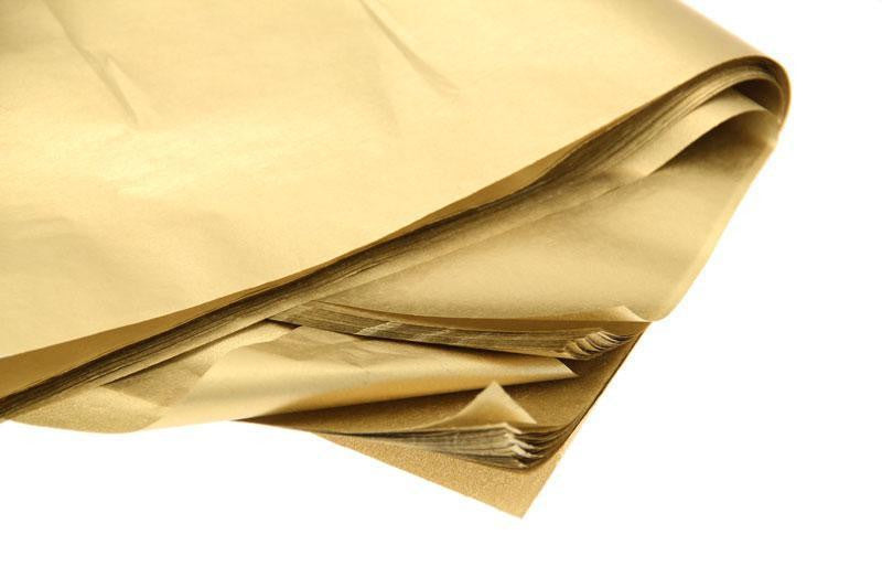 Eco-friendly gold acid free tissue paper sheets