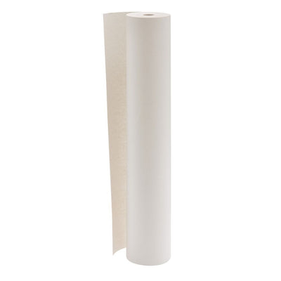 A roll of white butcher's paper.