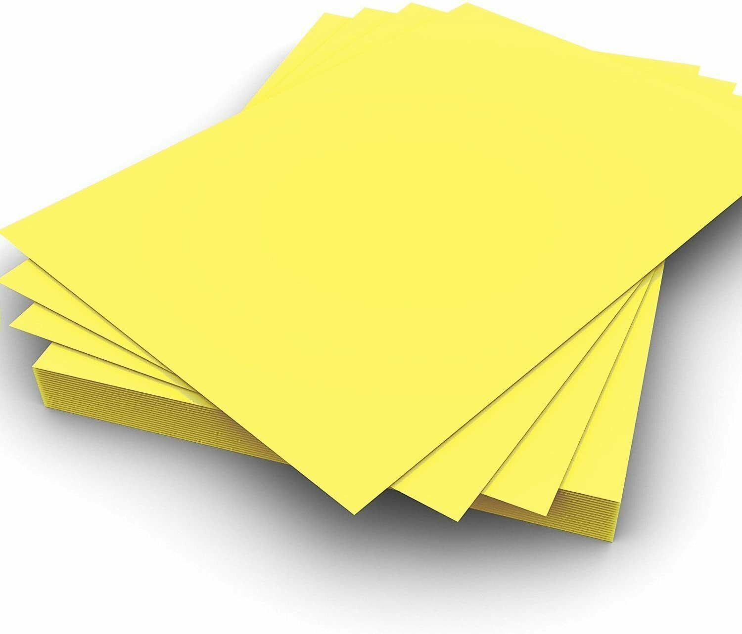 Single colour A4 cardstock sheets for invitations