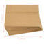 A stack of brown kraft square envelopes.