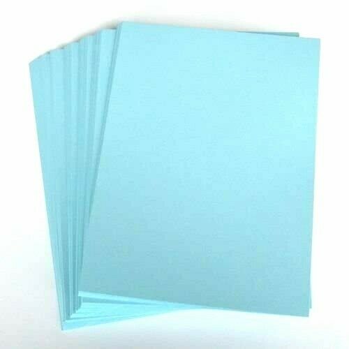 blue A4 coloured card stock 