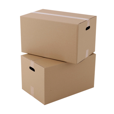 Cardboard Boxes With Handles %100 Recycled 10- 50 Qty