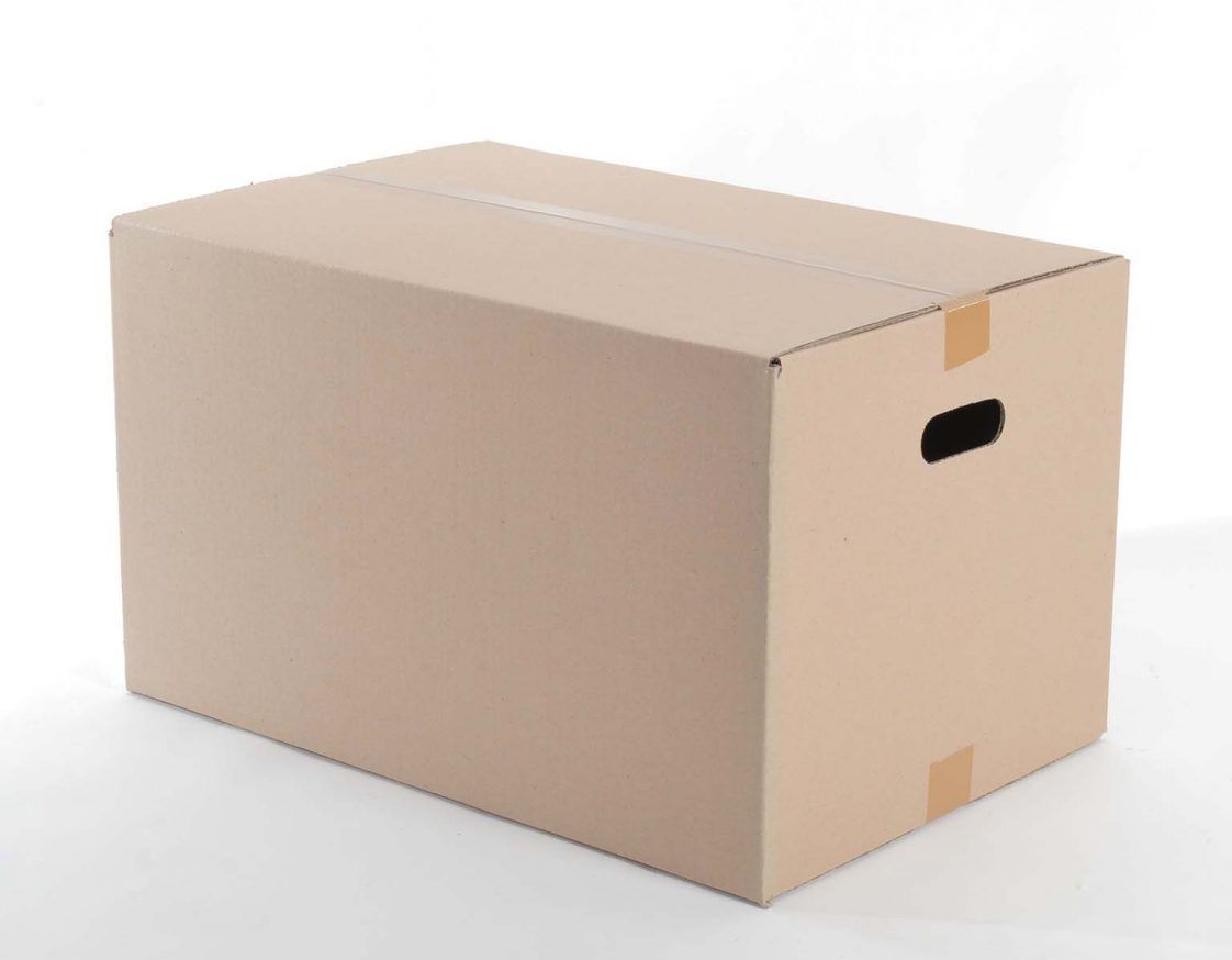 Cardboard Boxes With Handles %100 Recycled 10- 50 Qty