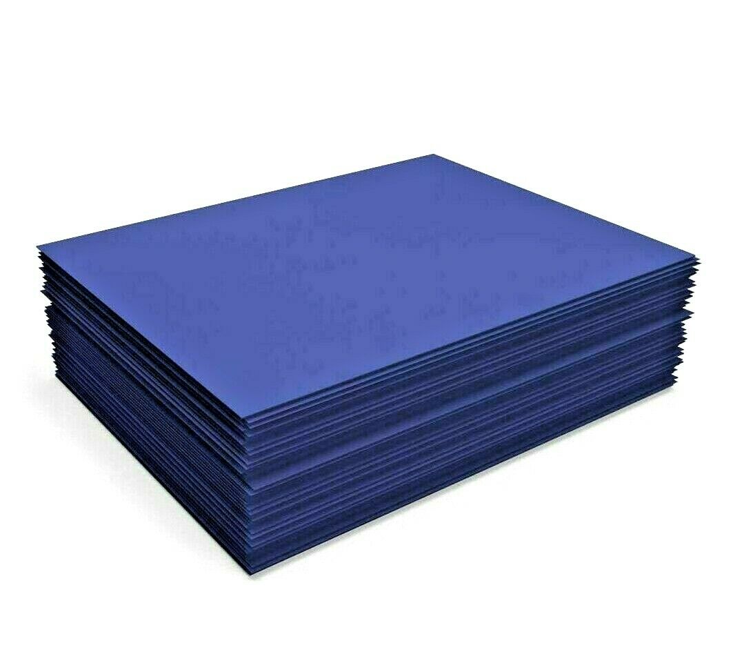 100 Sheets A4 Coloured Card Stock 200gsm Premium Pack- Single Colours