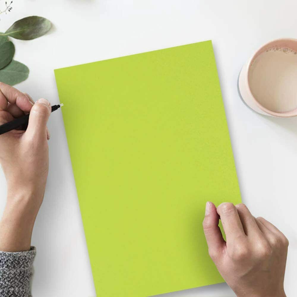 yellow Coloured card paper